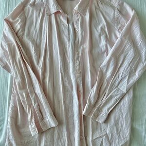Joan Rivers Light Pink Button-Up Shirt